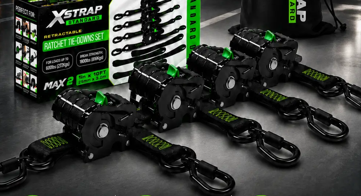 XSTRAP STANDARD Set de 4 correas retractil
