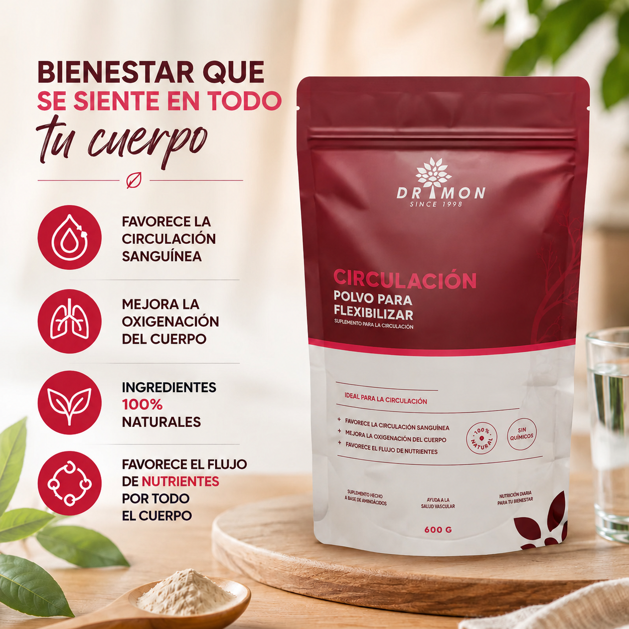 DR MON® CONTROL CIRCULACIÓN 600 G + ENVÍO GRATIS 🎁