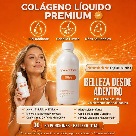 SPOILED CHIELD® Colágeno Líquido Premium Glow + ENVÍO GRATIS 🎁