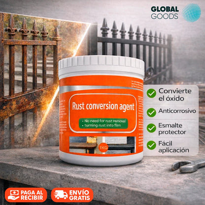 JUE FISH™ Pintura Elimina Óxido de 1 Kg + ENVÍO GRATIS 🎁