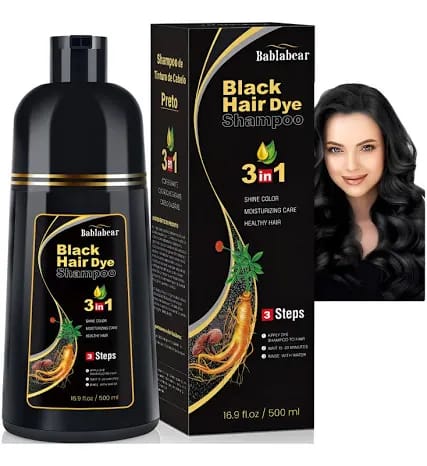 SHAMPOO TINTE 3 EN 1 UNISEX CUBRE CANAS + ENVÍO GRATIS 🎁