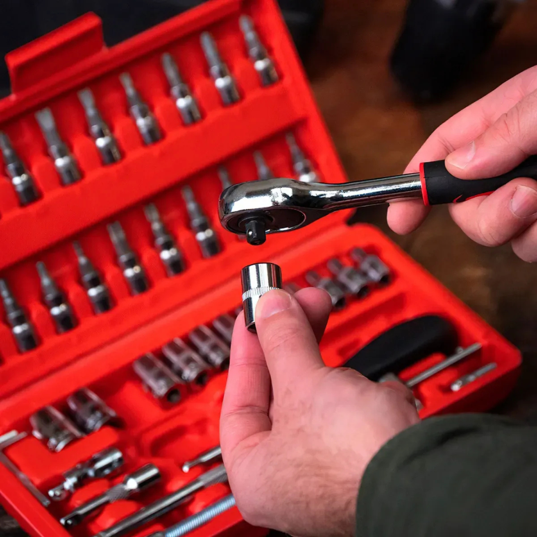 MASTERGEAR 46™ - Juego De Dados Llave En Cromo Vanadio