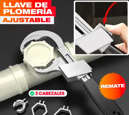 PLOMERX™ Llave de Plomería Ajustable + ENVÍO GRATIS 🎁