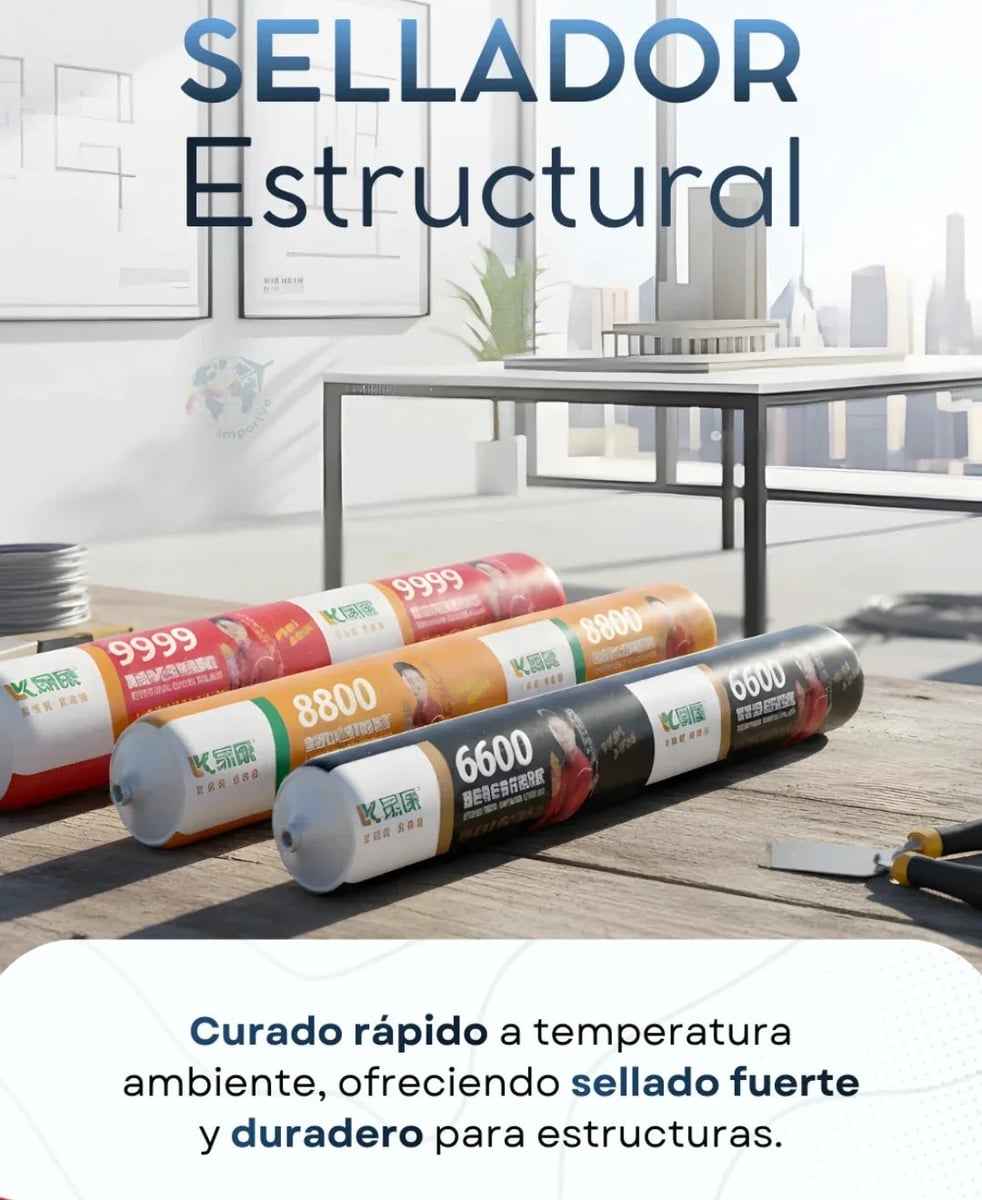 🛠️ Sellador Estructural de Silicona + ENVÍO GRATIS 🎁