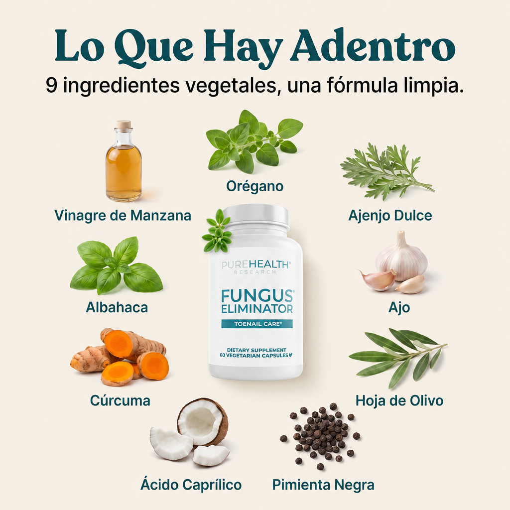 FUNGUS ELIMINATOR® Eliminador de Hongos + ENVÍO GRATIS 🎁