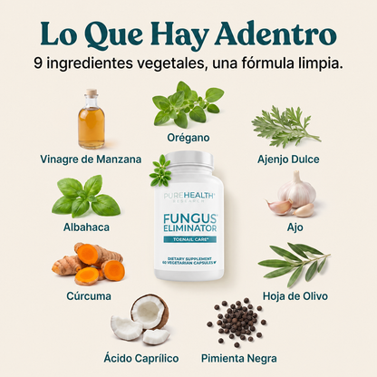 FUNGUS ELIMINATOR® Eliminador de Hongos + ENVÍO GRATIS 🎁