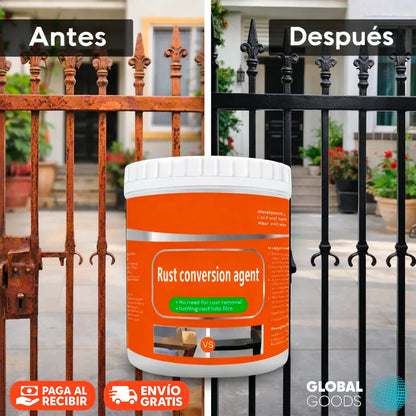 JUE FISH™ Pintura Elimina Óxido de 1 Kg + ENVÍO GRATIS 🎁