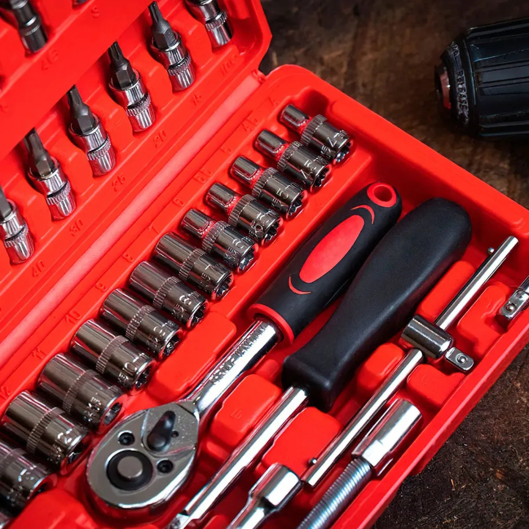 MASTERGEAR 46™ - Juego De Dados Llave En Cromo Vanadio