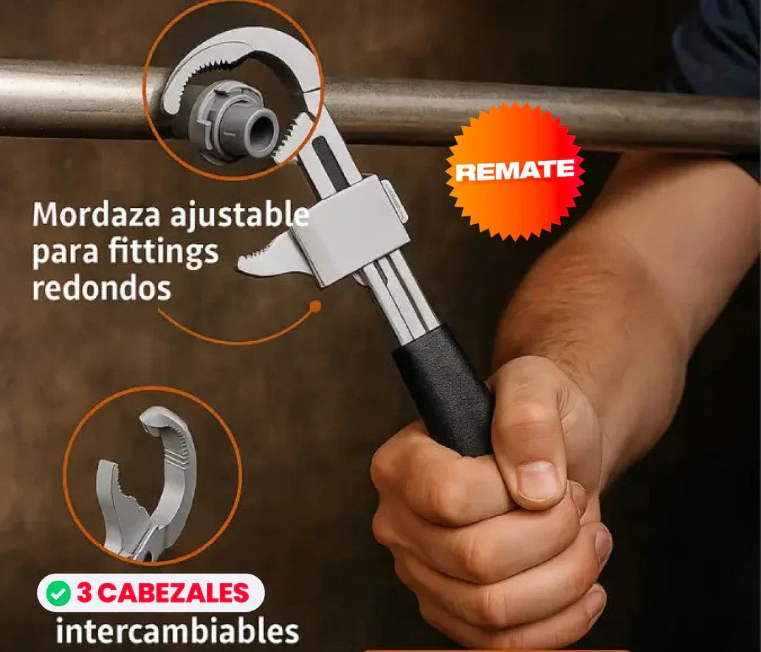PLOMERX™ Llave de Plomería Ajustable + ENVÍO GRATIS 🎁
