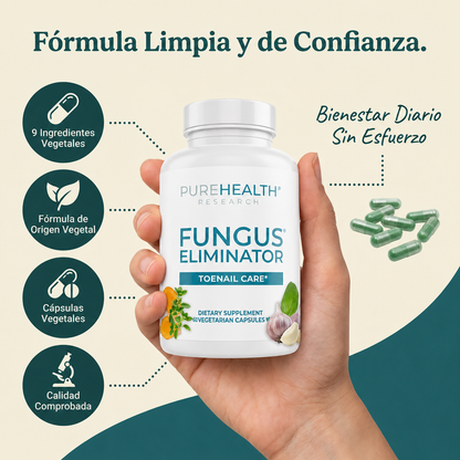 FUNGUS ELIMINATOR® Eliminador de Hongos + ENVÍO GRATIS 🎁