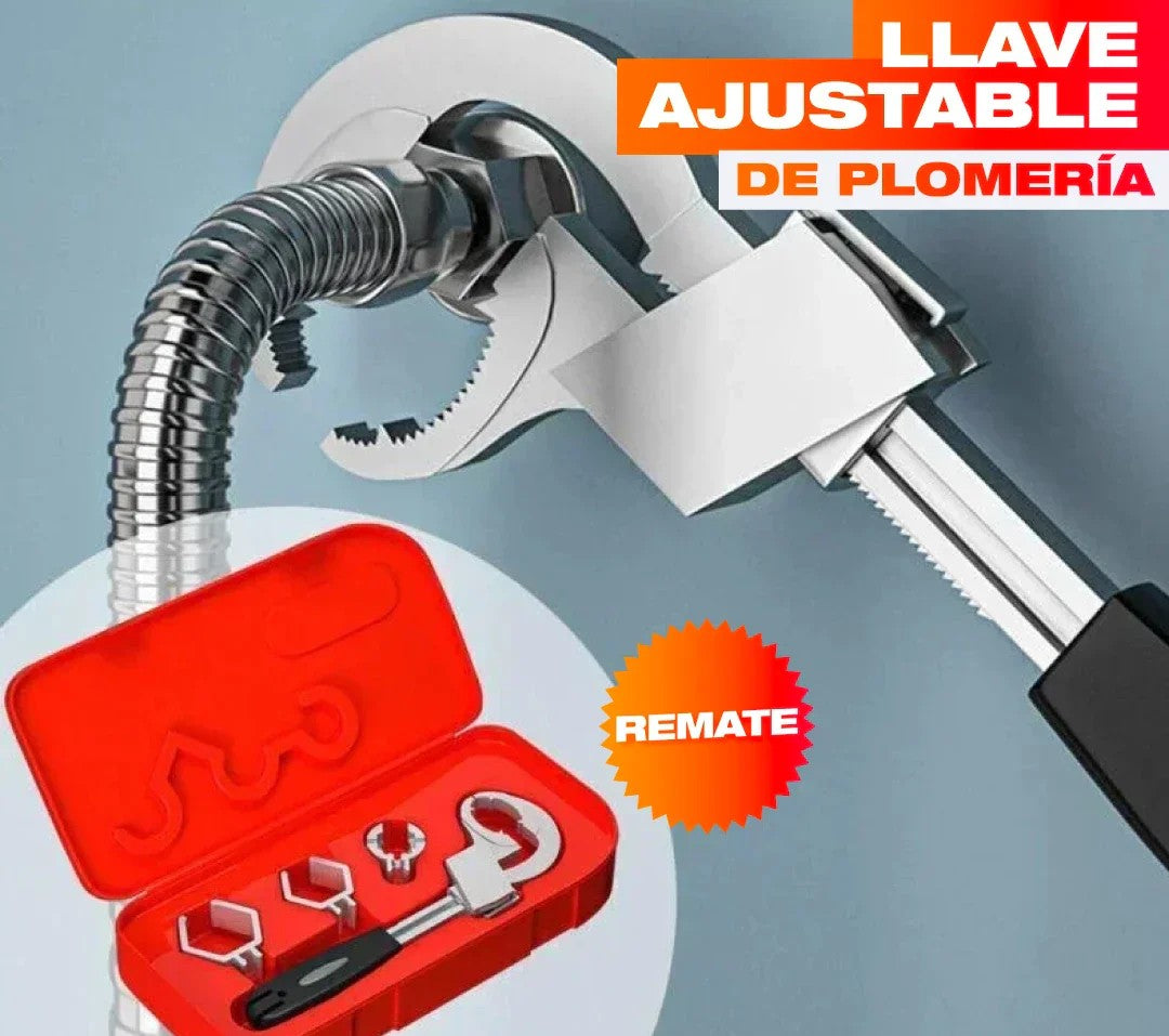 PLOMERX™ Llave de Plomería Ajustable + ENVÍO GRATIS 🎁