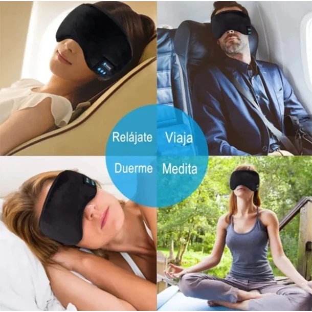 SLEEPMASK® Antifaz Bluetooth Sueño + ENVÍO GRATIS 🚚
