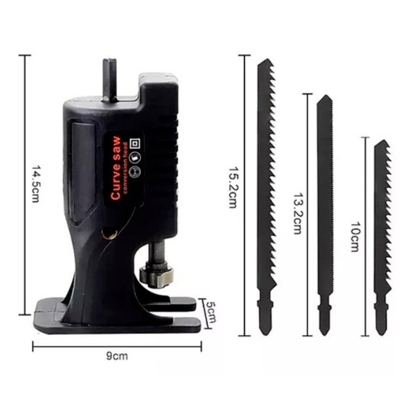 DRILLCUTTER™ – CONVIERTE TU TALADRO EN UNA SIERRA MULTIUSO