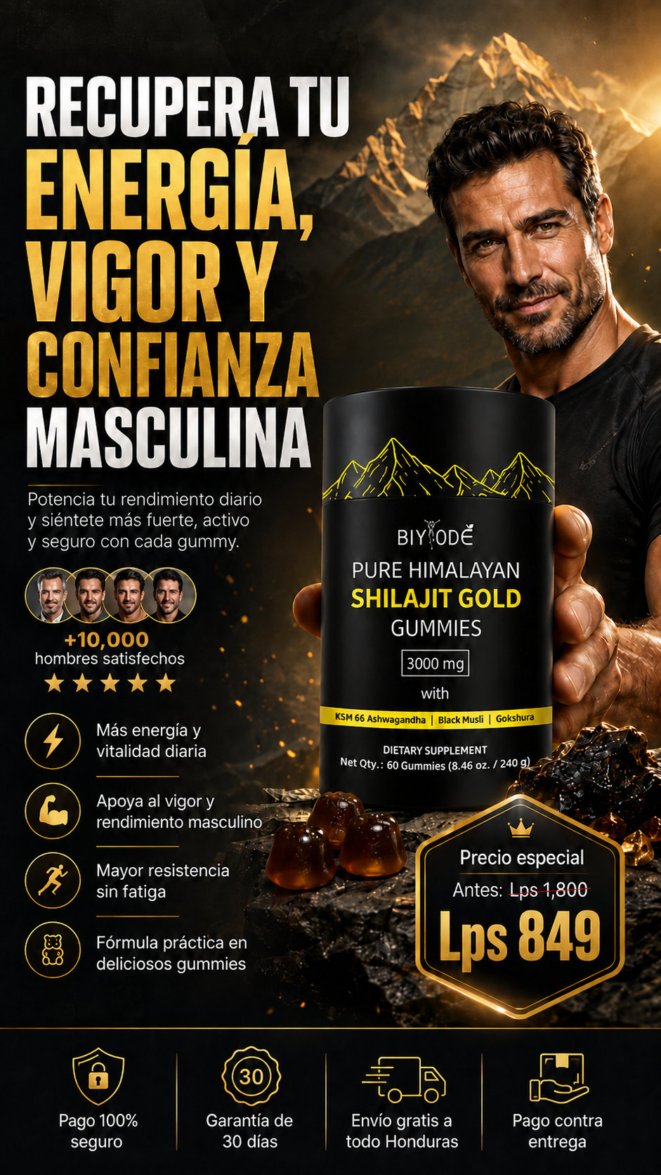 Gomitas de Shilajit Gold