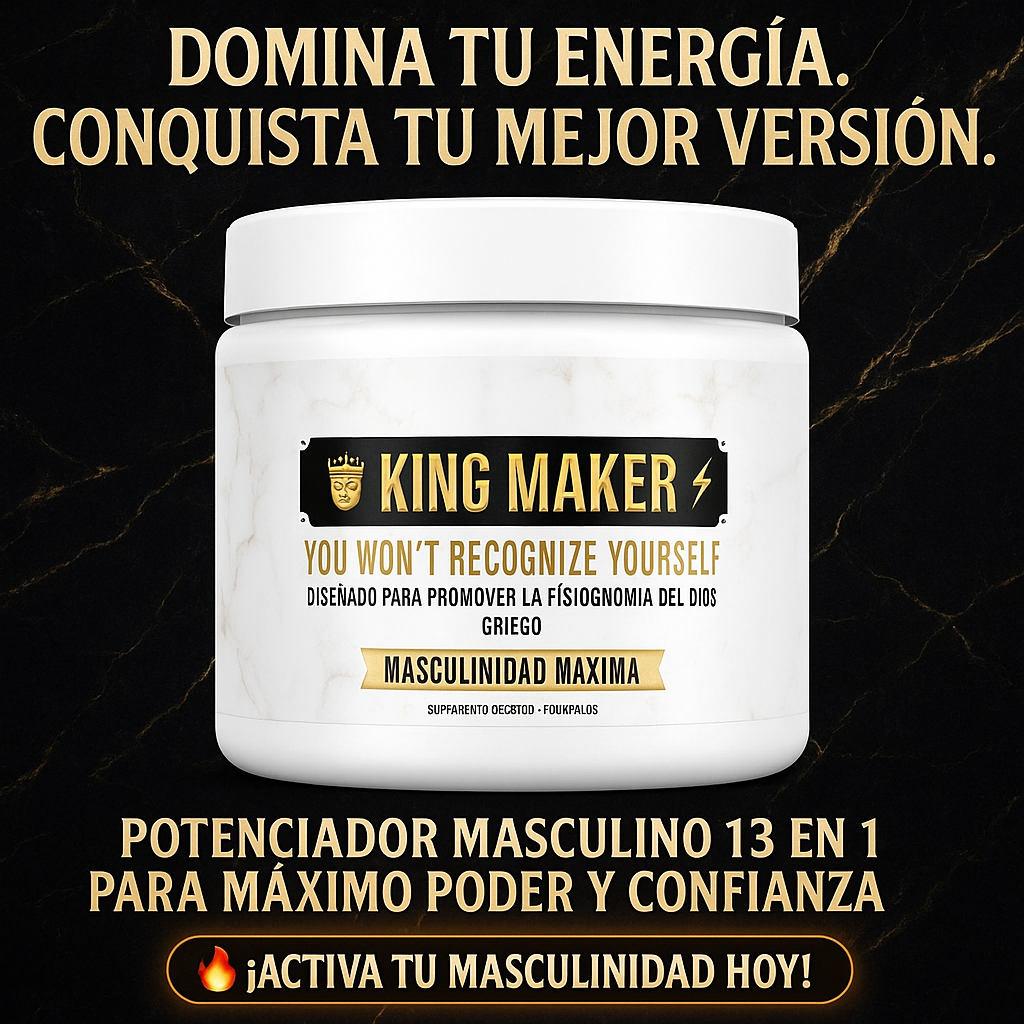 👑 KING MAKER: DESATA TU MASCULINIDAD 🔥 + ENVIO GRATIS 🎁