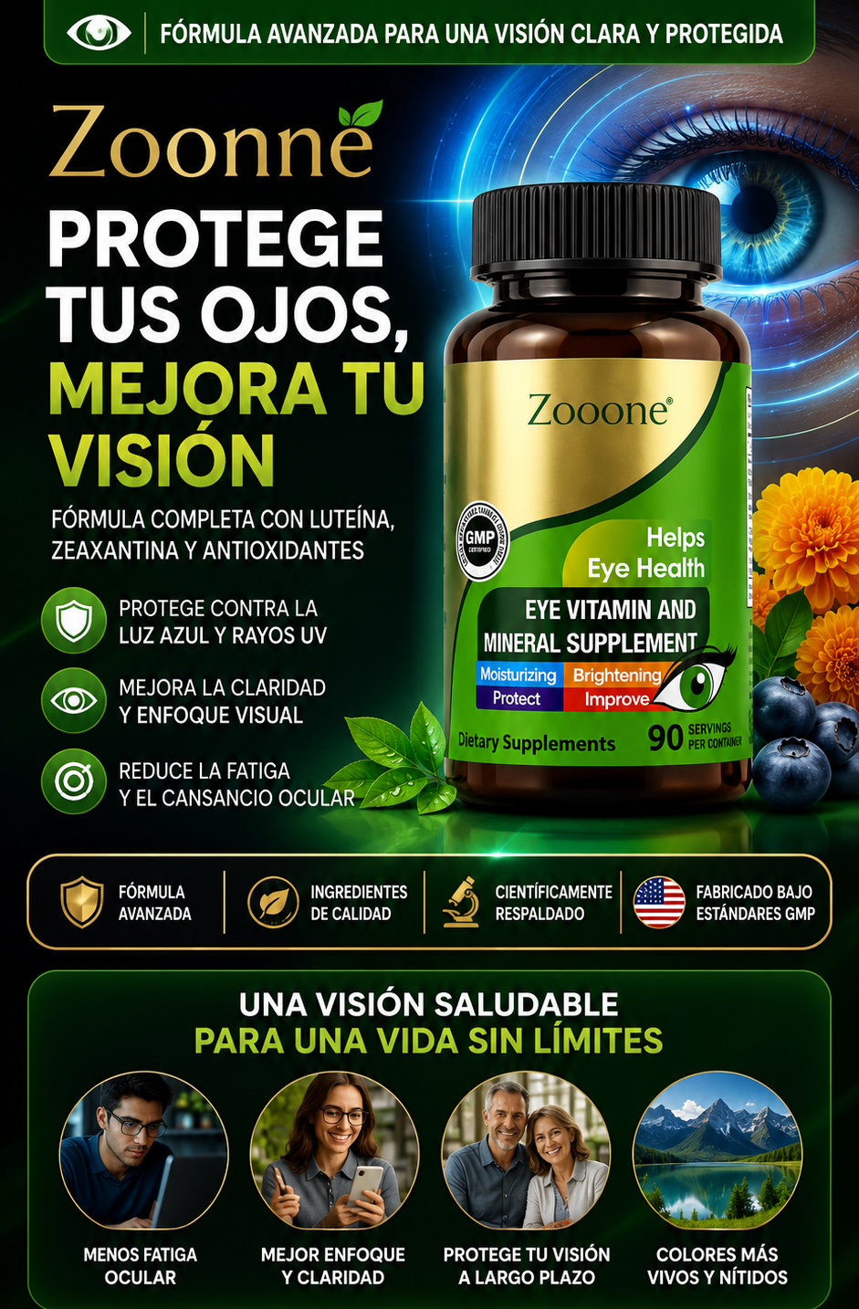 ZOONE® Protege tus ojos, mejora tu visión + ENVÍO GRATIS 🎁