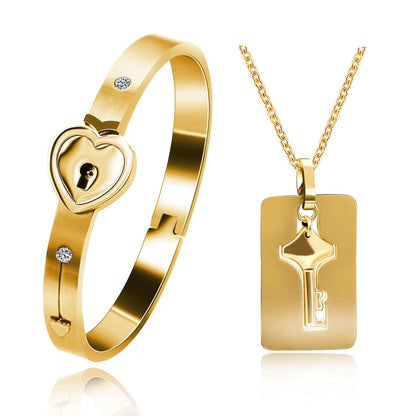SET CANDADO & LLAVE DE AMOR ETERNO 💖+ ENVÍO GRATIS 🎁