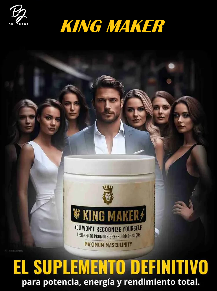 👑 KING MAKER: DESATA TU MASCULINIDAD 🔥 + ENVIO GRATIS 🎁