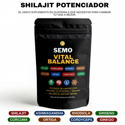 SEMO® | Shilajit Premium + ENVÍO GRATIS 🎁